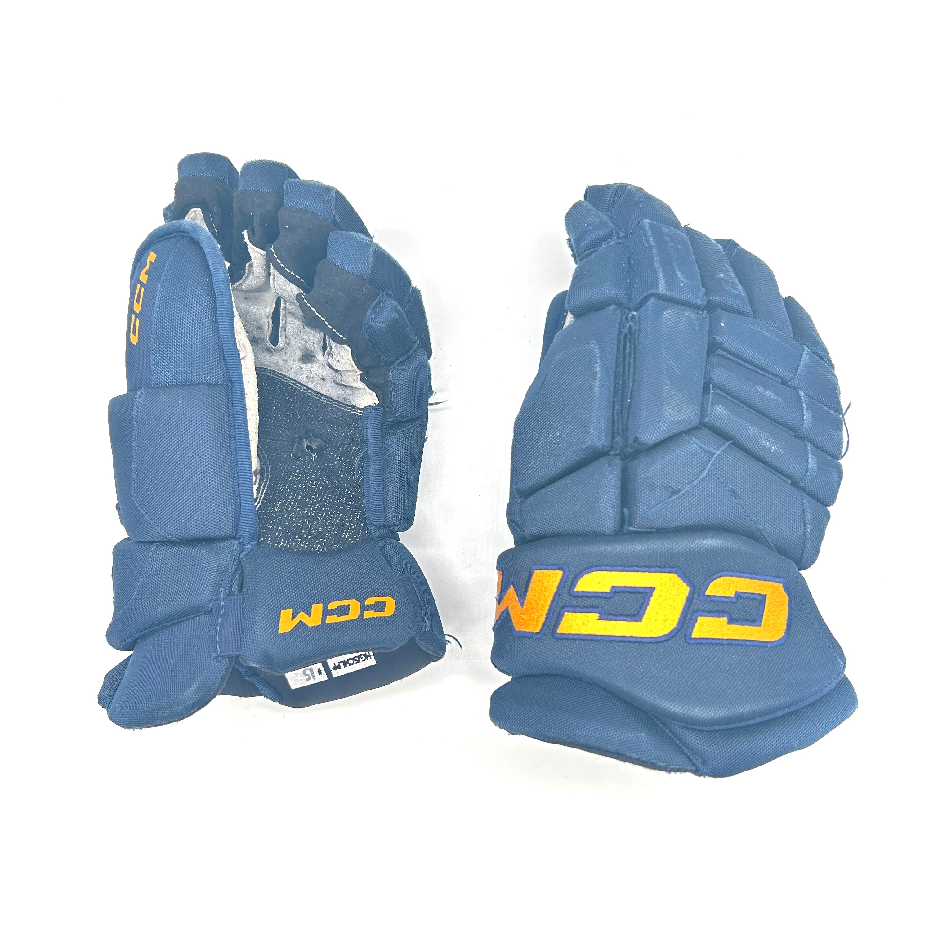 CCM HGJSCHL - Gant OHL Pro Stock d'occasion (texte bleu marine/jaune)